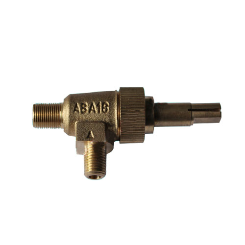 Safety brass gas oven valve